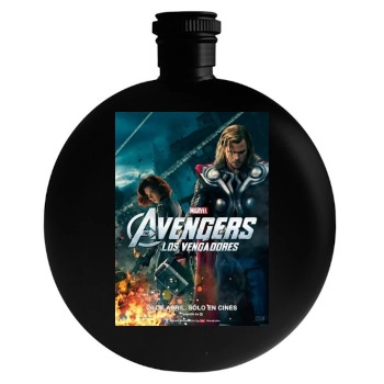 The Avengers (2012) Round Flask