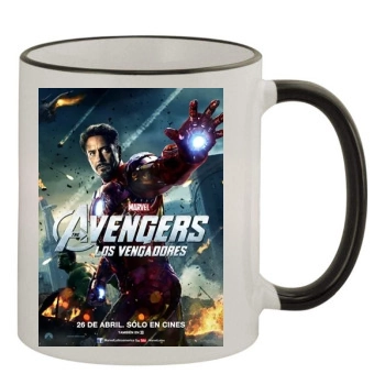 The Avengers (2012) 11oz Colored Rim & Handle Mug