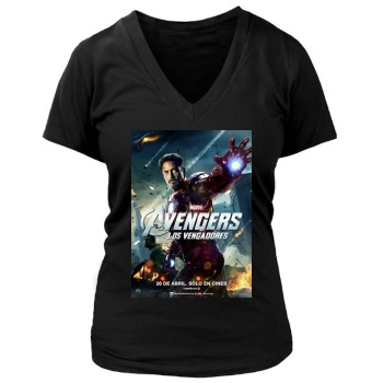 The Avengers (2012) Women's Deep V-Neck TShirt