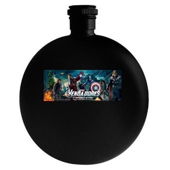 The Avengers (2012) Round Flask