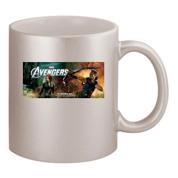 The Avengers (2012) 11oz Metallic Silver Mug