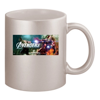 The Avengers (2012) 11oz Metallic Silver Mug