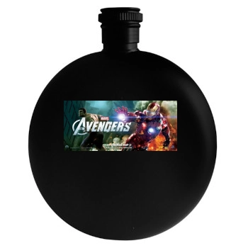 The Avengers (2012) Round Flask