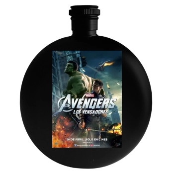 The Avengers (2012) Round Flask