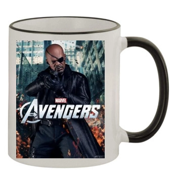 The Avengers (2012) 11oz Colored Rim & Handle Mug