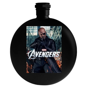 The Avengers (2012) Round Flask