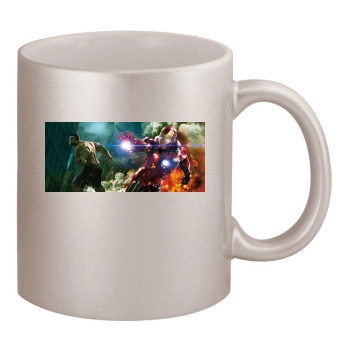 The Avengers (2012) 11oz Metallic Silver Mug