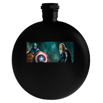 The Avengers (2012) Round Flask