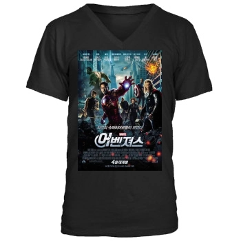 The Avengers (2012) Men's V-Neck T-Shirt