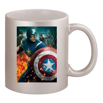 The Avengers (2012) 11oz Metallic Silver Mug