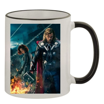 The Avengers (2012) 11oz Colored Rim & Handle Mug