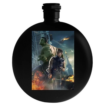 The Avengers (2012) Round Flask