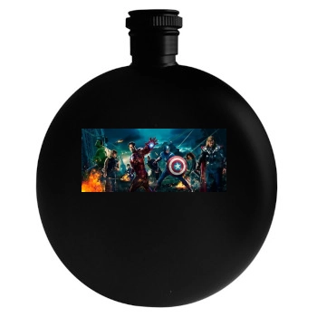 The Avengers (2012) Round Flask