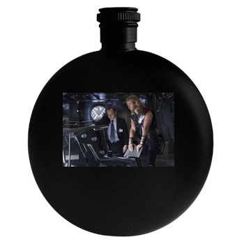 The Avengers (2012) Round Flask