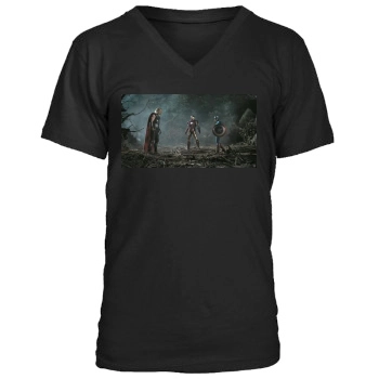 The Avengers (2012) Men's V-Neck T-Shirt