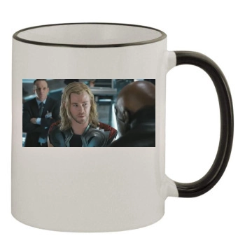 The Avengers (2012) 11oz Colored Rim & Handle Mug