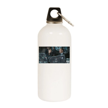 The Avengers (2012) White Water Bottle With Carabiner