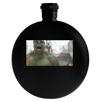 The Avengers (2012) Round Flask