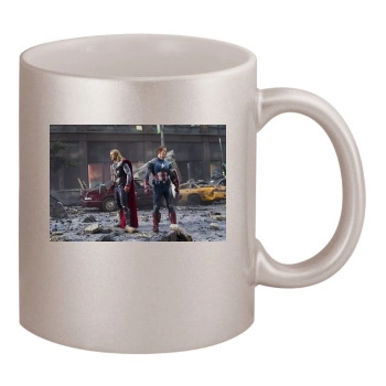 The Avengers (2012) 11oz Metallic Silver Mug