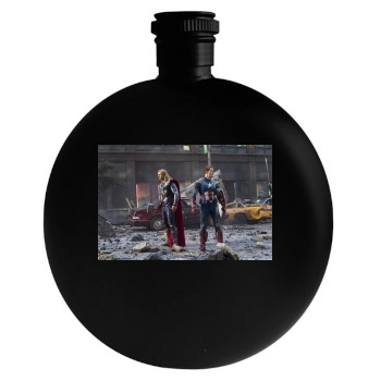 The Avengers (2012) Round Flask