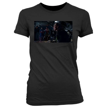 The Avengers (2012) Women's Junior Cut Crewneck T-Shirt