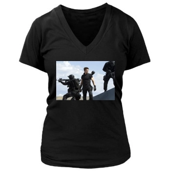 The Avengers (2012) Women's Deep V-Neck TShirt