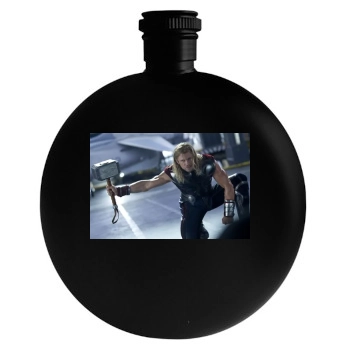 The Avengers (2012) Round Flask