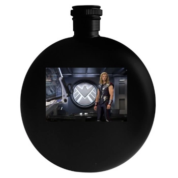 The Avengers (2012) Round Flask