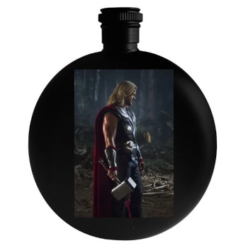 The Avengers (2012) Round Flask