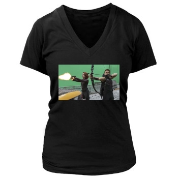 The Avengers (2012) Women's Deep V-Neck TShirt