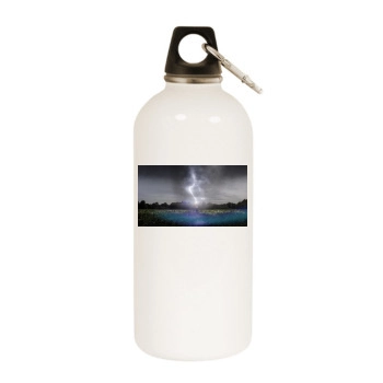 The Avengers (2012) White Water Bottle With Carabiner