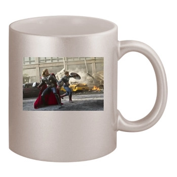 The Avengers (2012) 11oz Metallic Silver Mug