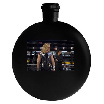 The Avengers (2012) Round Flask