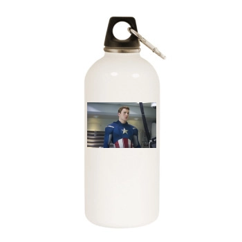 The Avengers (2012) White Water Bottle With Carabiner