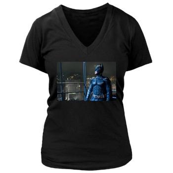 The Dark Knight Rises (2012) Women's Deep V-Neck TShirt