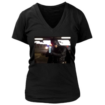 The Dark Knight Rises (2012) Women's Deep V-Neck TShirt