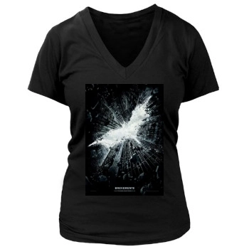 The Dark Knight Rises (2012) Women's Deep V-Neck TShirt