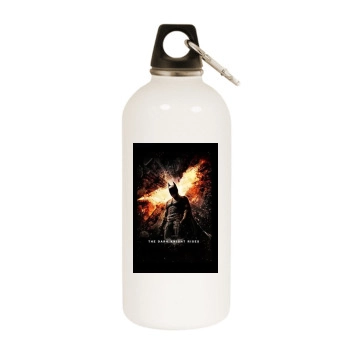 The Dark Knight Rises (2012) White Water Bottle With Carabiner