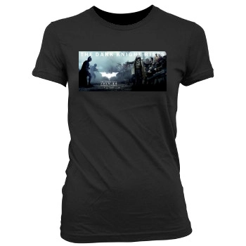 The Dark Knight Rises (2012) Women's Junior Cut Crewneck T-Shirt