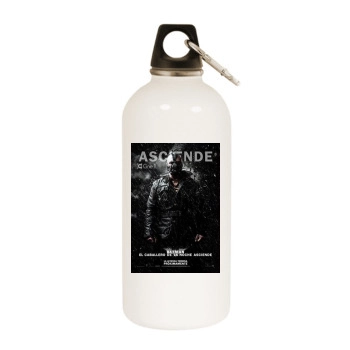 The Dark Knight Rises (2012) White Water Bottle With Carabiner