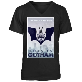 The Dark Knight Rises (2012) Men's V-Neck T-Shirt