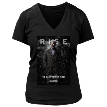 The Dark Knight Rises (2012) Women's Deep V-Neck TShirt