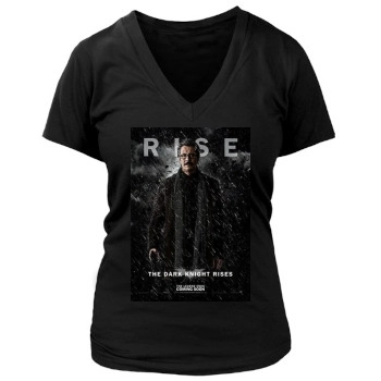 The Dark Knight Rises (2012) Women's Deep V-Neck TShirt