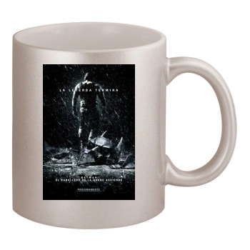 The Dark Knight Rises (2012) 11oz Metallic Silver Mug