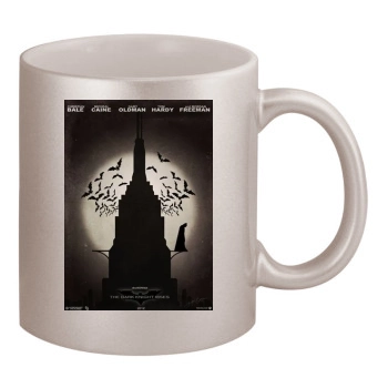 The Dark Knight Rises (2012) 11oz Metallic Silver Mug