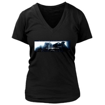 The Dark Knight Rises (2012) Women's Deep V-Neck TShirt