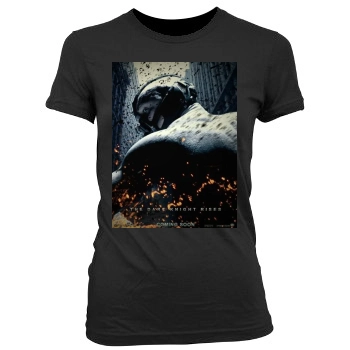 The Dark Knight Rises (2012) Women's Junior Cut Crewneck T-Shirt