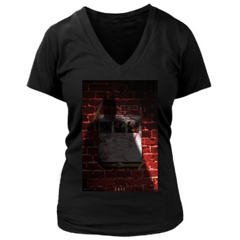 The Dark Knight Rises (2012) Women's Deep V-Neck TShirt