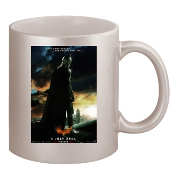 The Dark Knight Rises (2012) 11oz Metallic Silver Mug