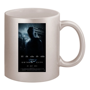 The Dark Knight Rises (2012) 11oz Metallic Silver Mug